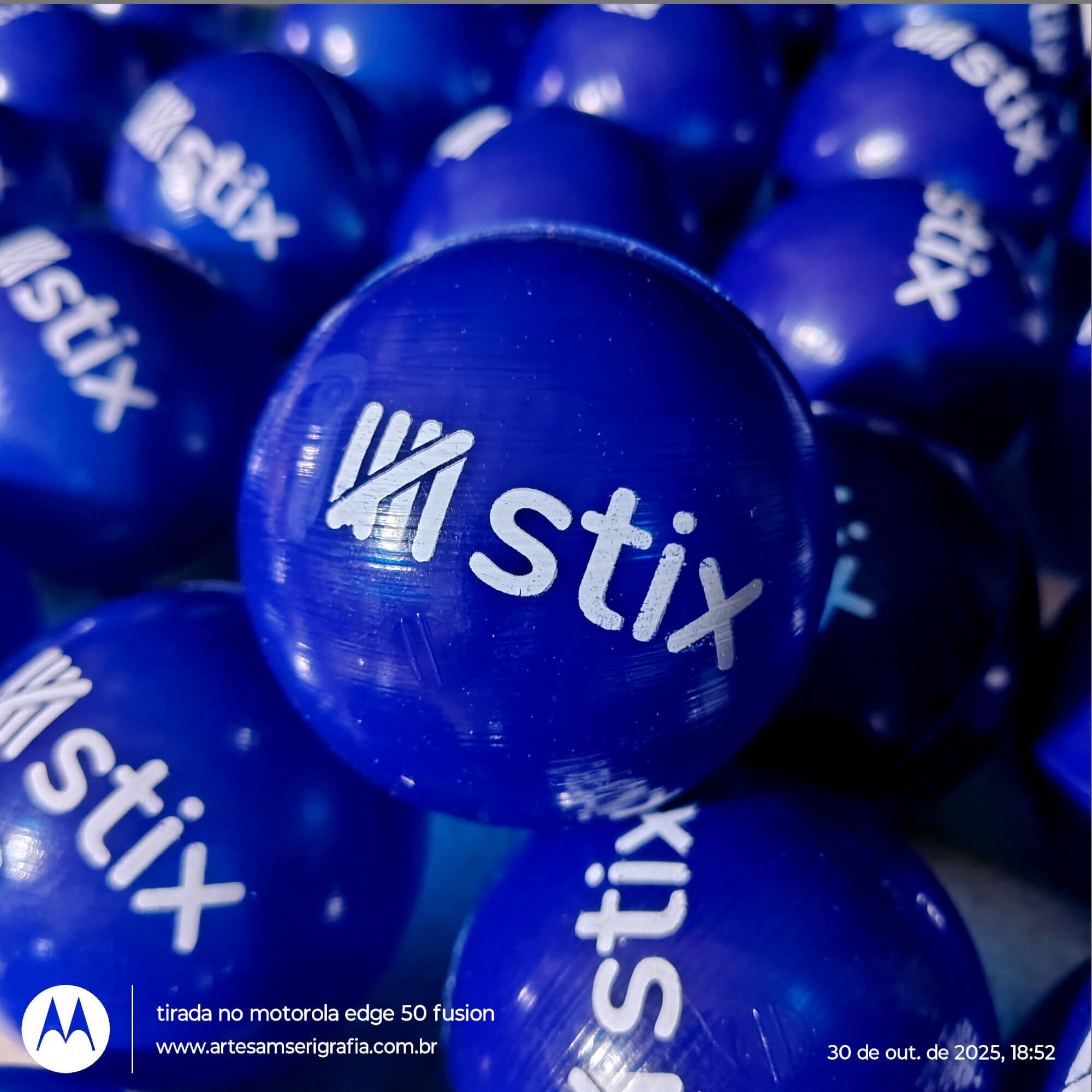10 Bolinhas de piscina personalizadas 76 mm