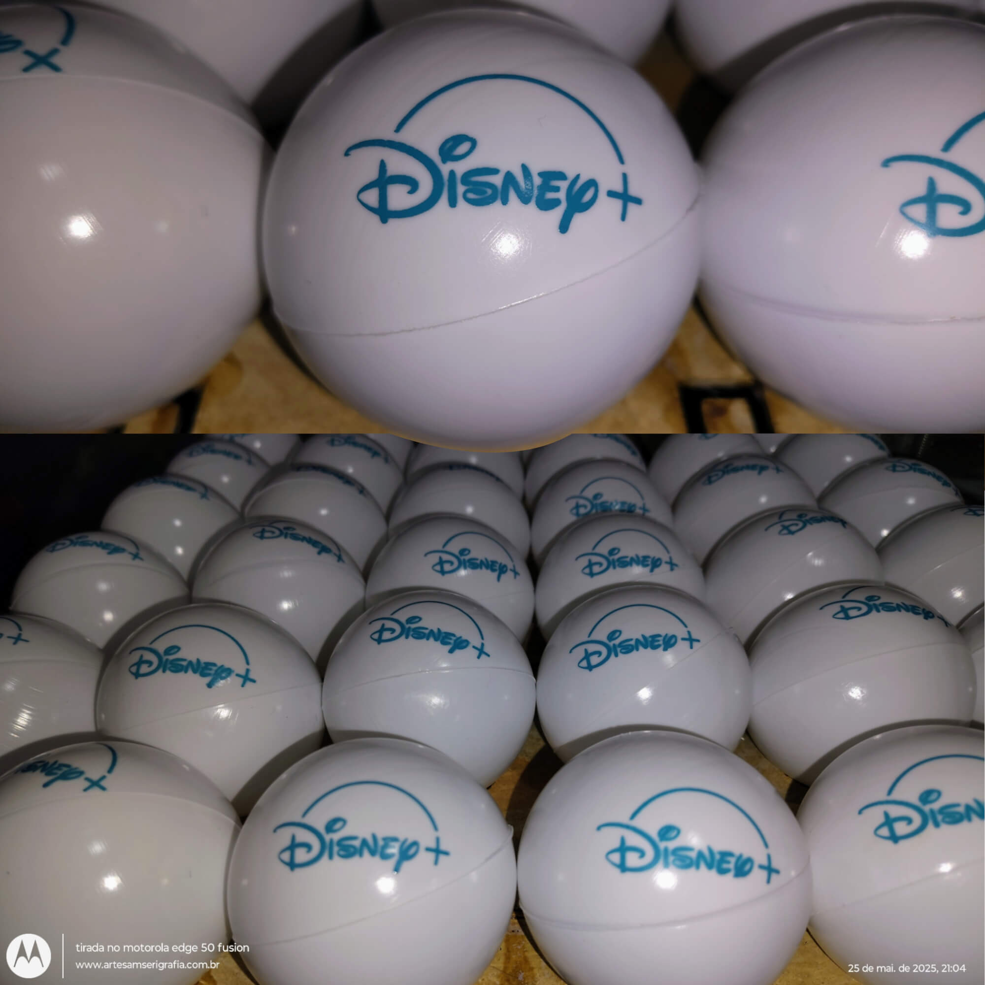 10 Bolinhas de piscina personalizadas 76 mm