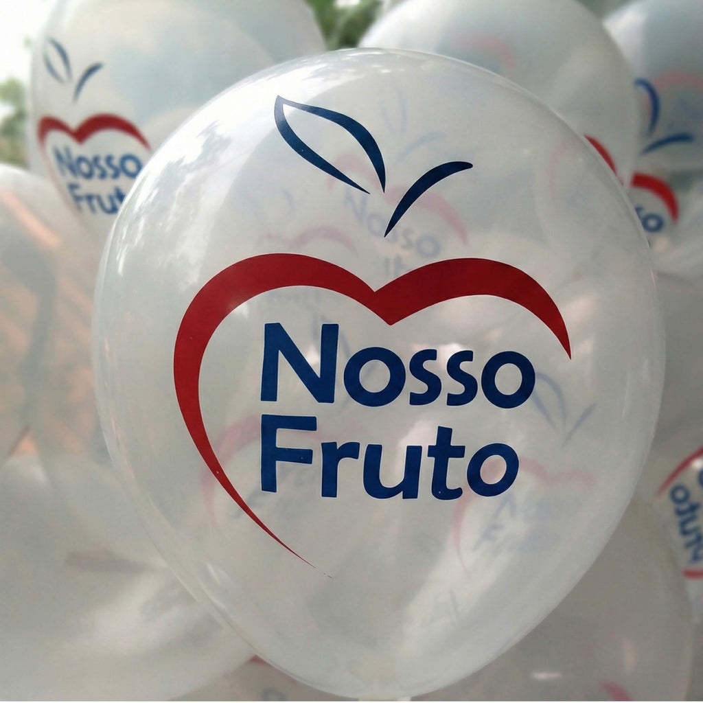 2000 Balões de Látex 1 Lado / 3 Cores - N9 Personalizados Exclusivos