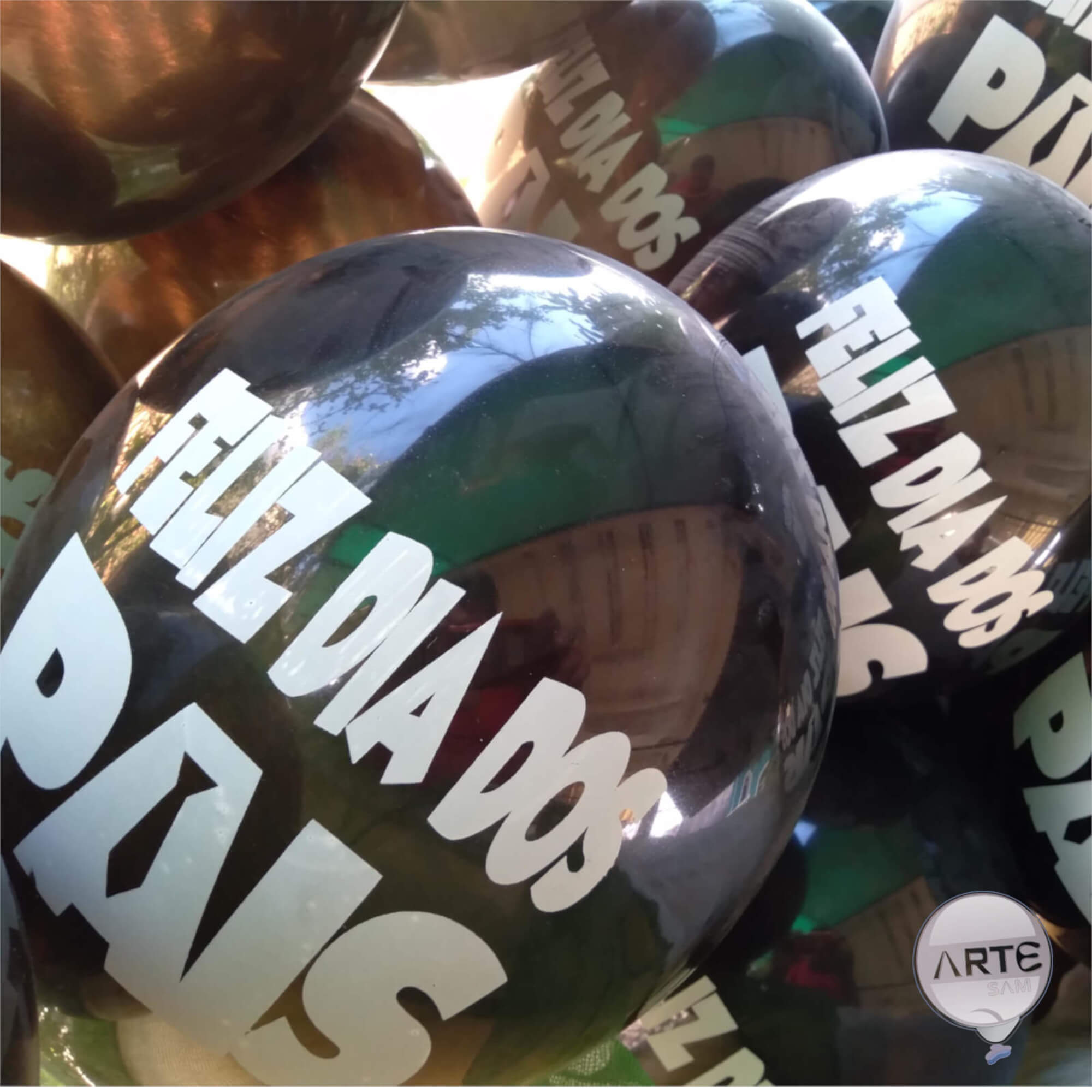 100 Balões de Látex Personalizados Exclusivos  2 Lados / 1 Cor - N9