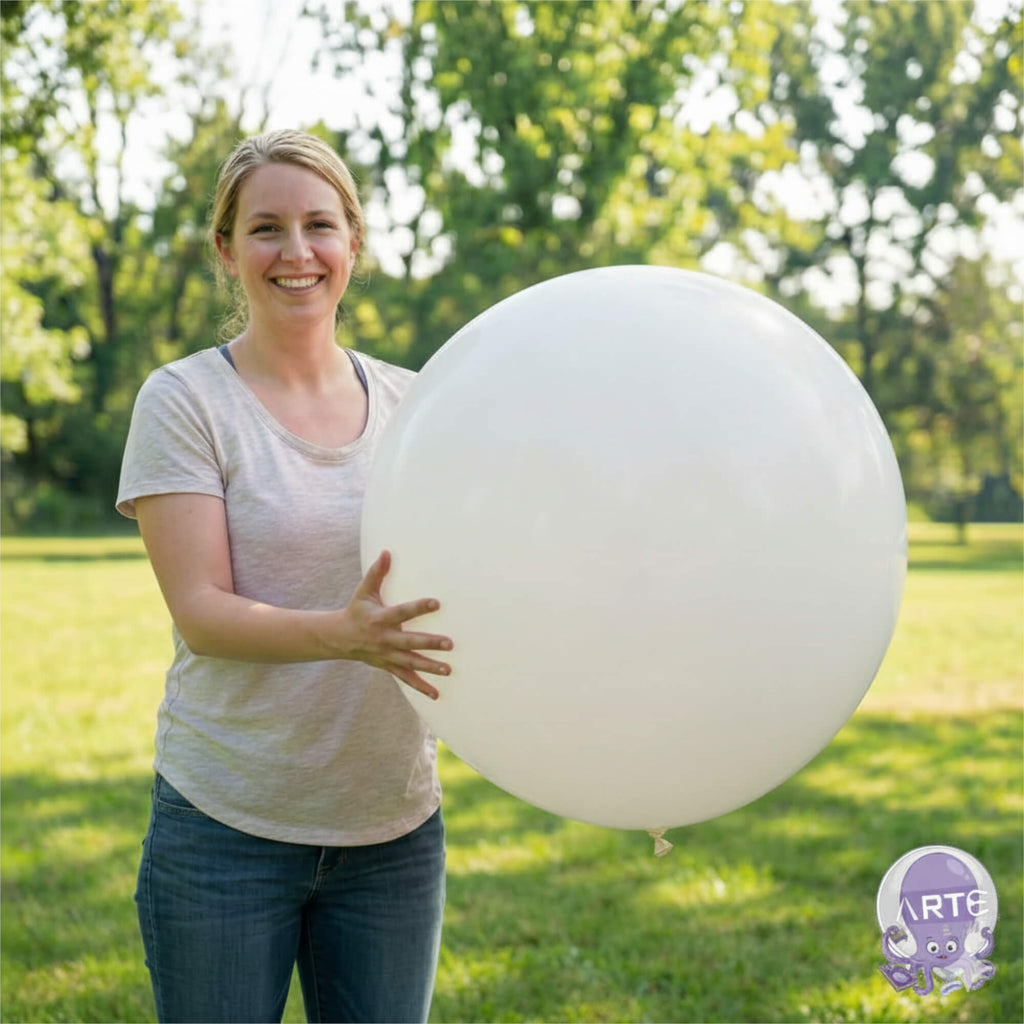 Balão Látex Gigante 25" (64cm) Personalizado Big Balão KIT 100