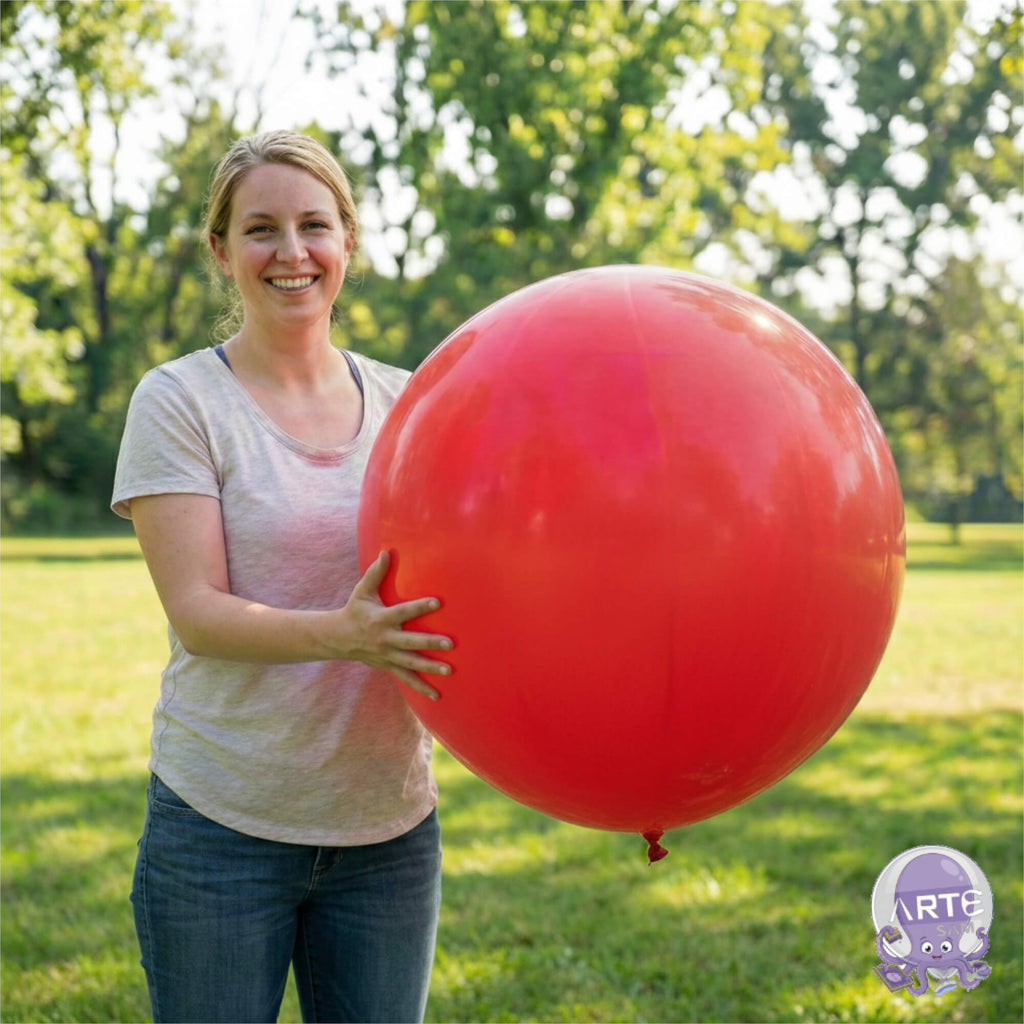 Balão Látex Gigante 25" (64cm) Personalizado Big Balão KIT 100