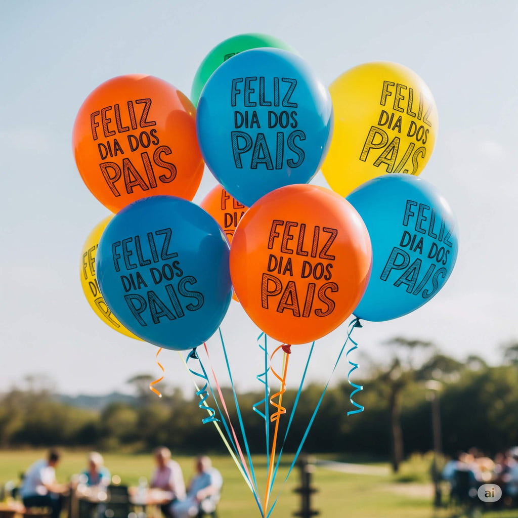 100 Balões de Látex Personalizados em 1 Lado / 1 Cor - N9 Personalizados Exclusivos