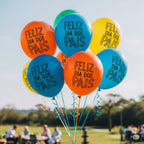 100 Balões de Látex Personalizados em 1 Lado / 1 Cor - N9 Personalizados Exclusivos