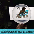 Balões Bubbles personalizados para centro de mesa 10 unidades