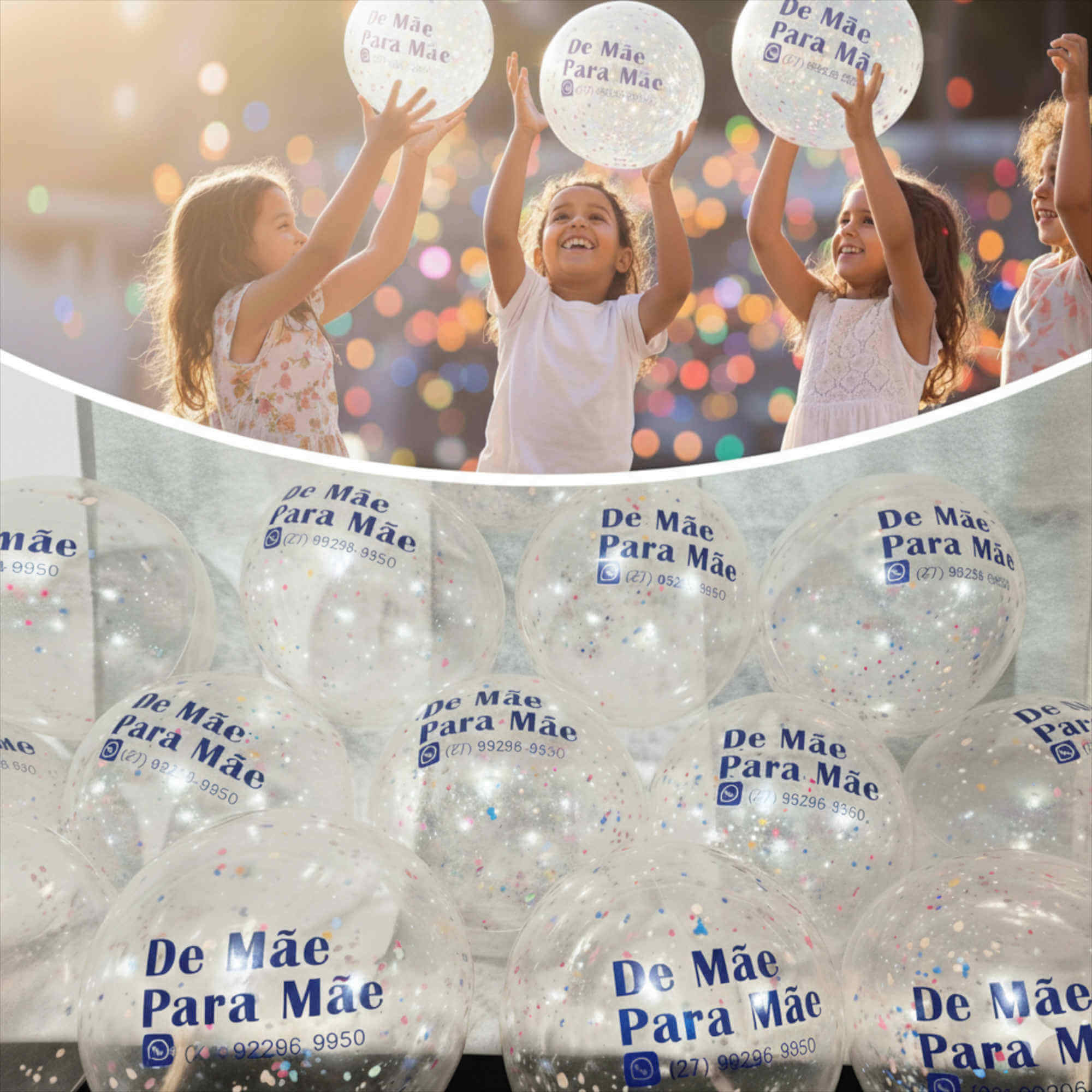 Bolas Vinil personalizadas impressas entregues vazias ou cheias - Kit 200