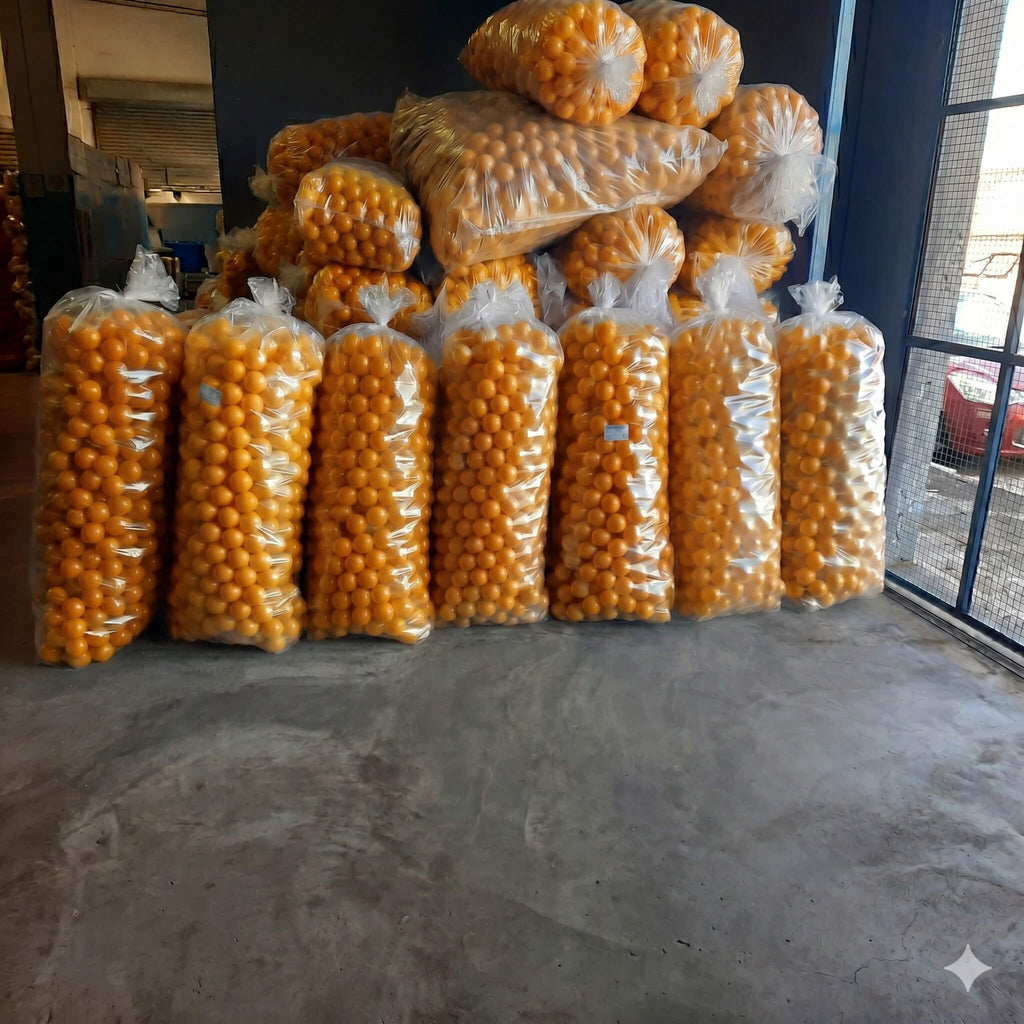 1000 Bolinhas de piscina sem impressão 76 mm