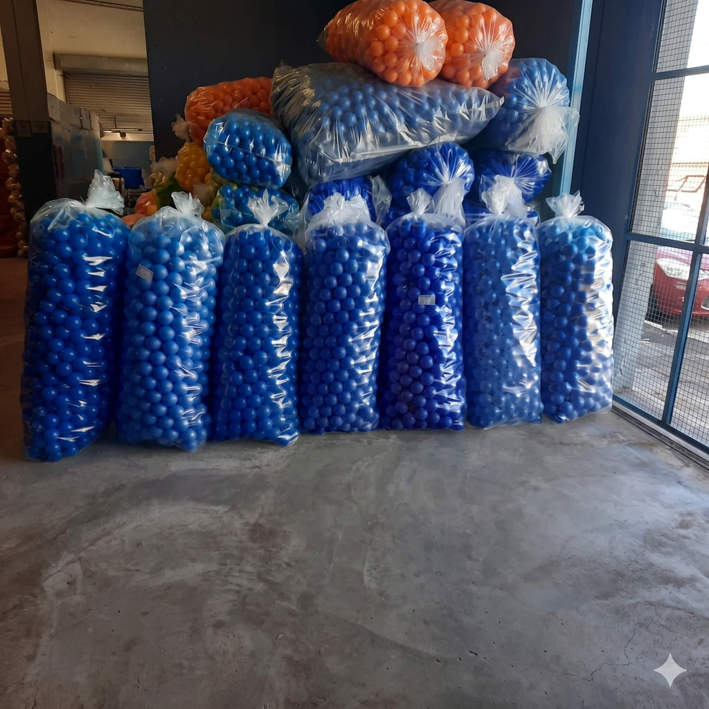 1000 Bolinhas de piscina sem impressão 76 mm