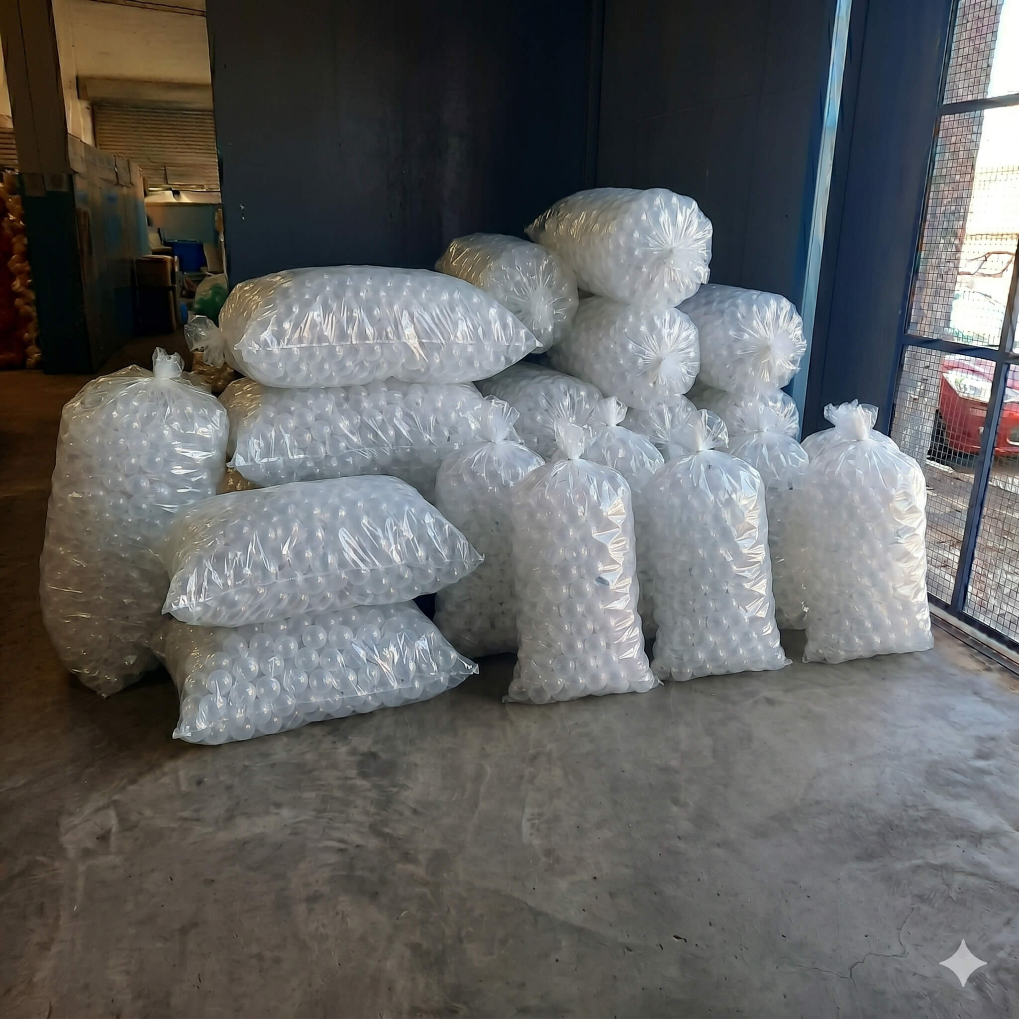 5000 Bolinhas de piscina sem impressão 76 mm