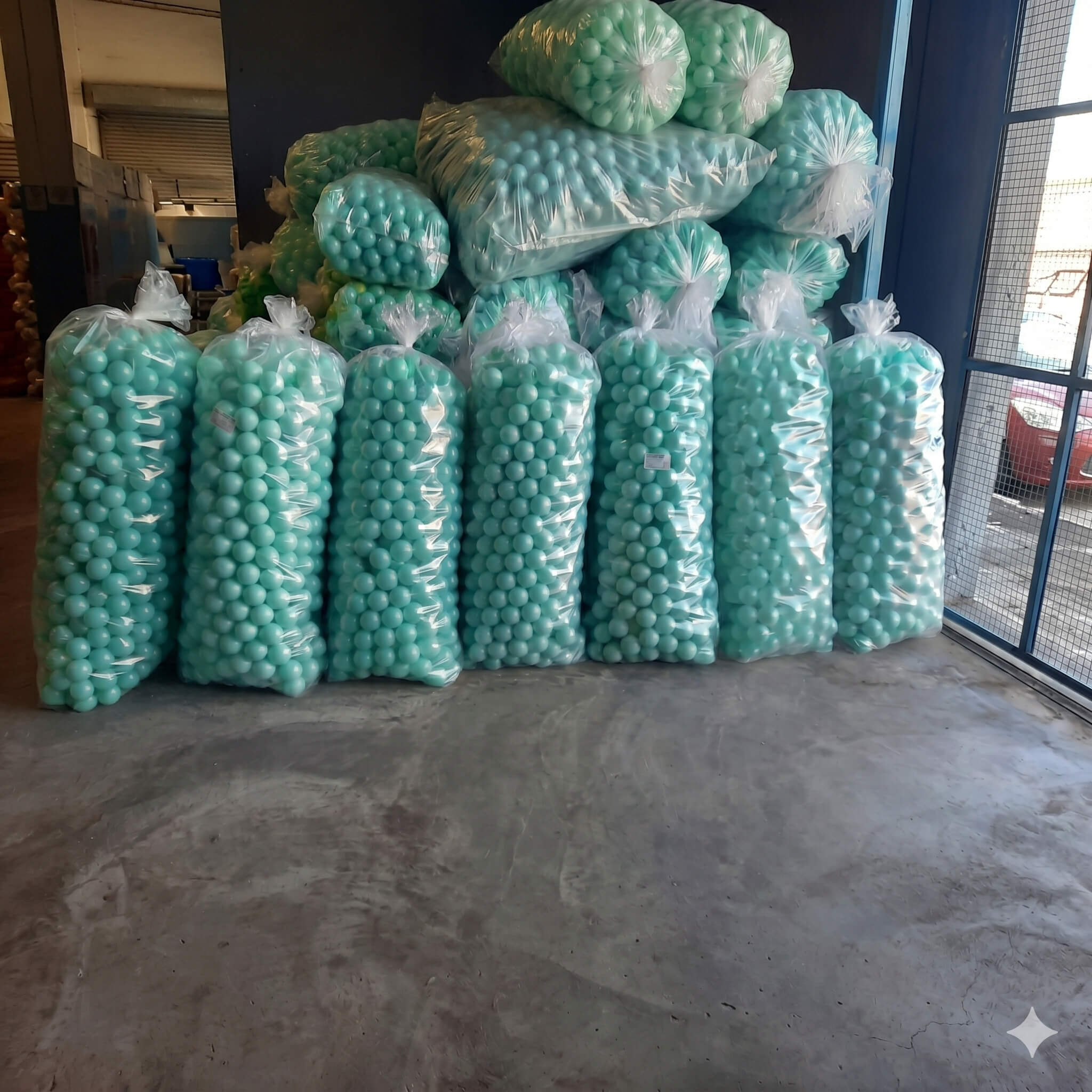 1000 Bolinhas de piscina sem impressão 76 mm