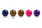 Variações de cor: Azul-marinho, Dourado Premium, Marrom, Rosa, Roxo