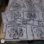 KIt 100 Bandeiras em TNT para varetas pega balão com impressão de seu layout personalizado em uma cor e um lado 25 x 15