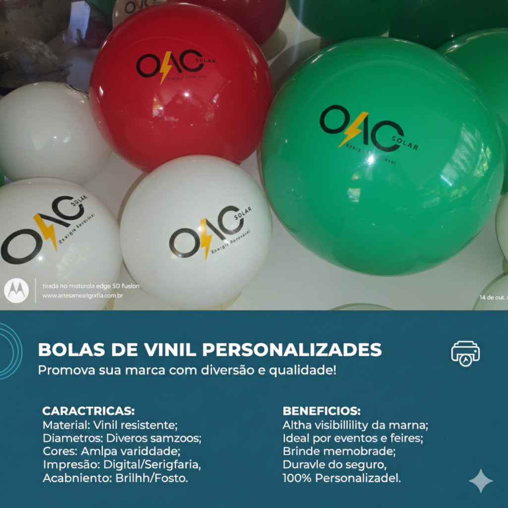 KIT 100 Bolas vinil 38cm Impressas personalizadas e entregue vazias ou cheias