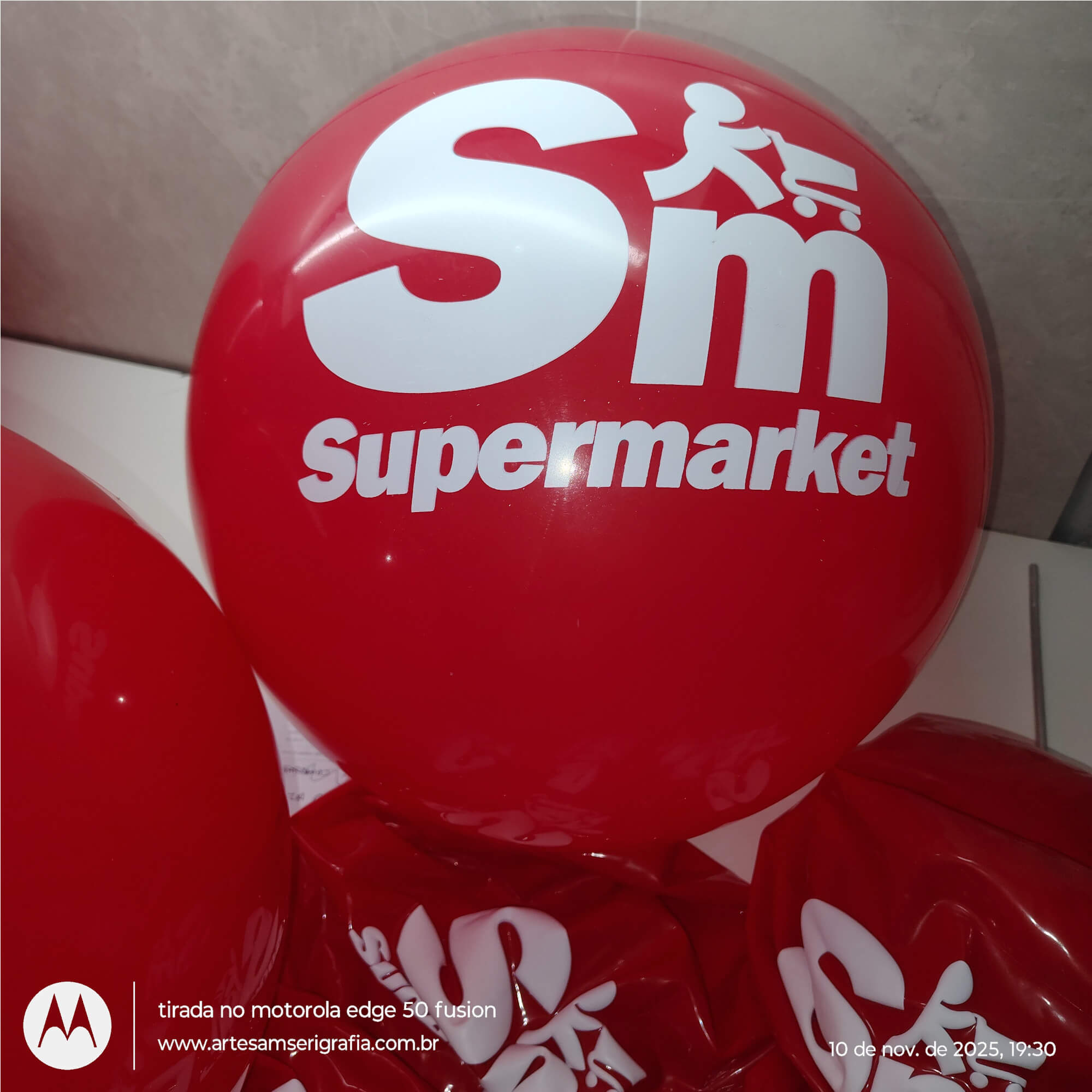 KIT 100 Bolas vinil 38cm Impressas personalizadas e entregue vazias ou cheias