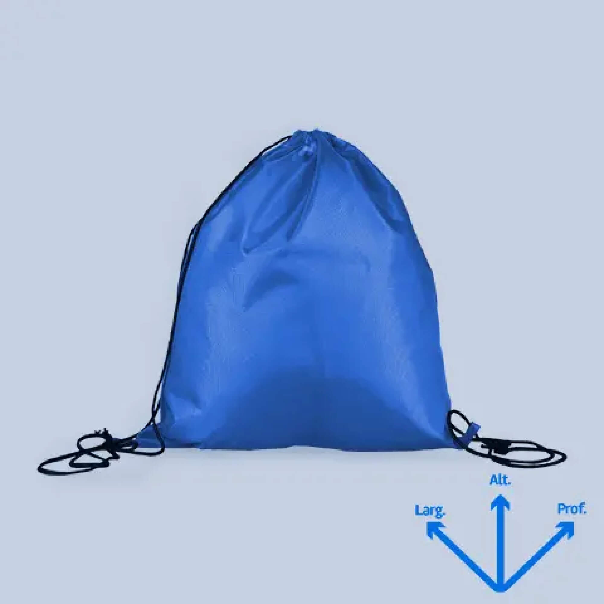 Kit 10 Mochilas Saco personalizadas impressas, bordadas e Prática para levar também no bolso se dobrada