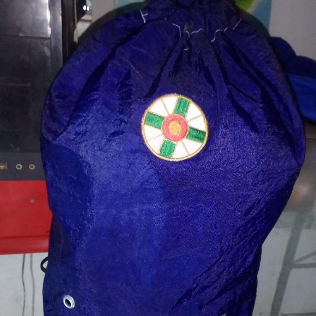 Kit 10 Mochilas Saco personalizadas impressas, bordadas e Prática para levar também no bolso se dobrada