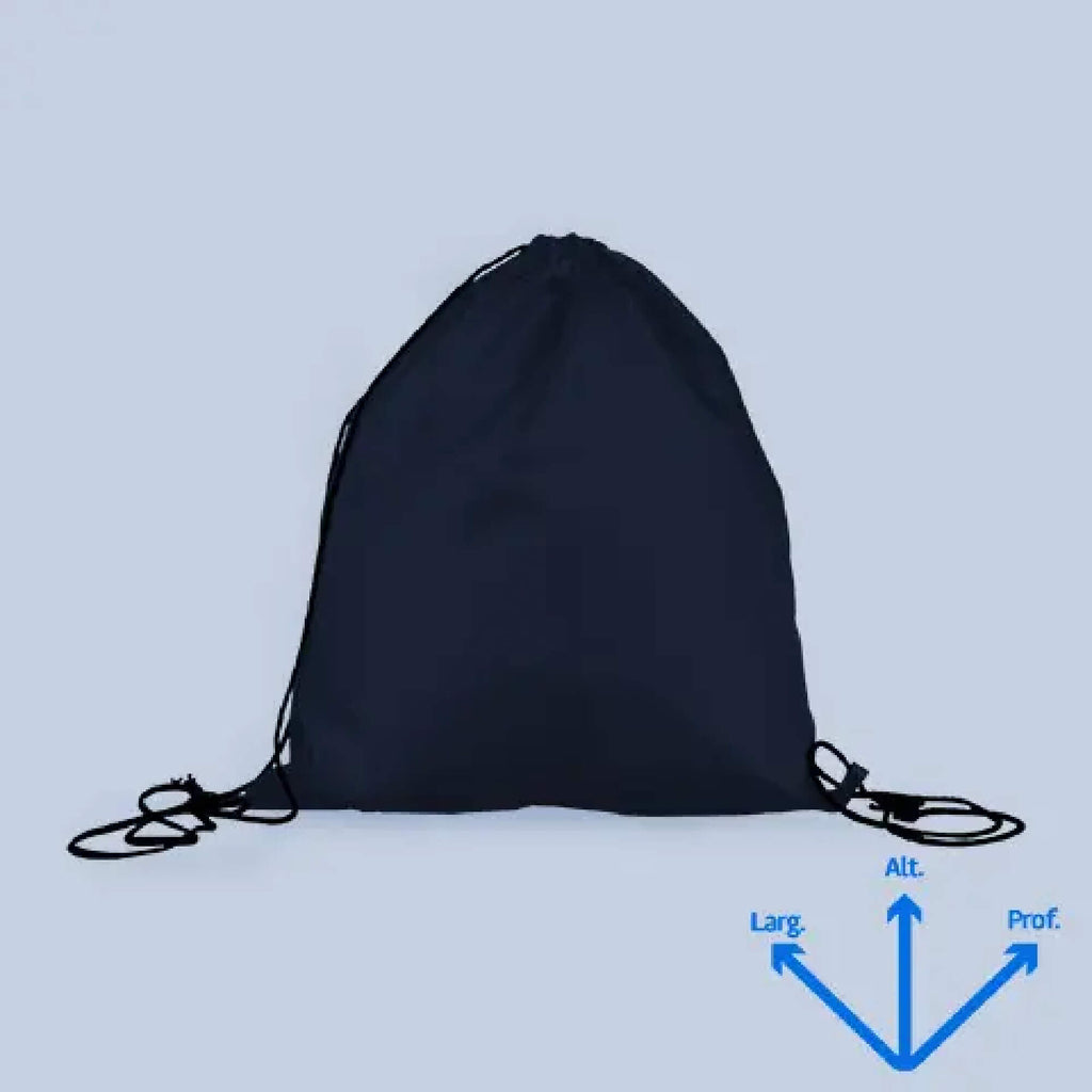Kit 10 Mochilas Saco personalizadas impressas, bordadas e Prática para levar também no bolso se dobrada
