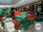 Serviço completo de distribuição de 1000 balões no local do evento para campanhas promocionais