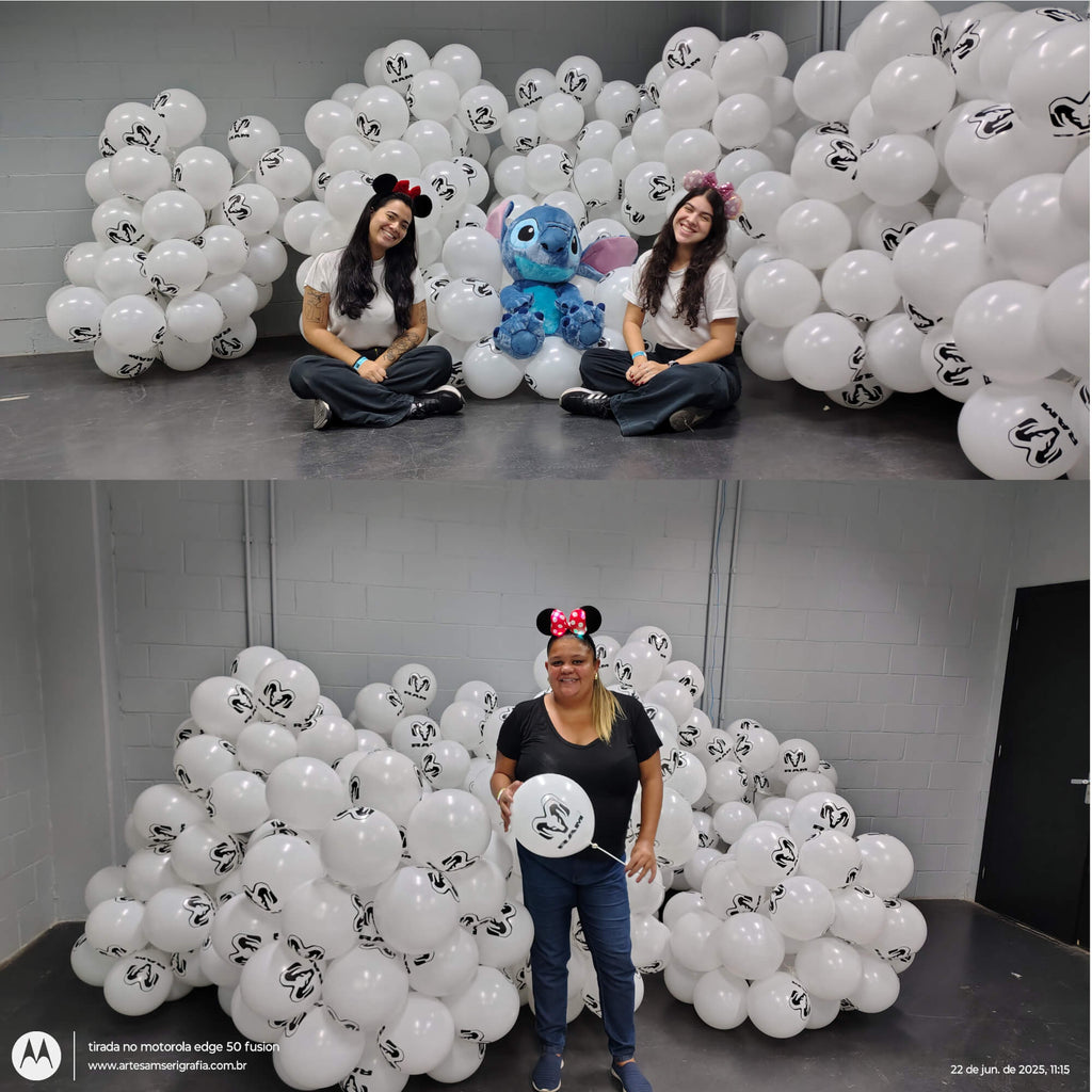 Serviço completo de distribuição de 1000 balões no local do evento para campanhas promocionais