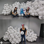 Serviço completo de distribuição de 1000 balões no local do evento para campanhas promocionais