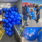 Serviço completo de distribuição de 1000 balões no local do evento para campanhas promocionais