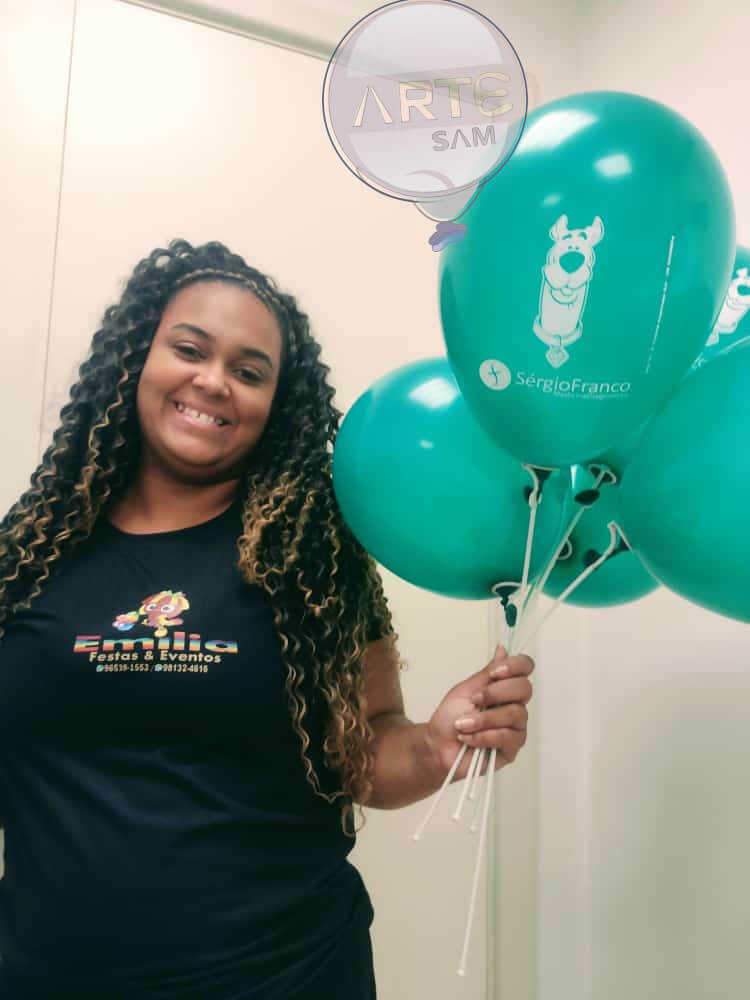 Kit 250 Varetas pega balão de argola para balões de latex sem nó cego